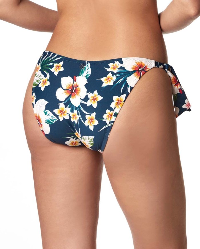 Braga Bikini Lazos Laterales Estampada Tropical Bikini Bikini