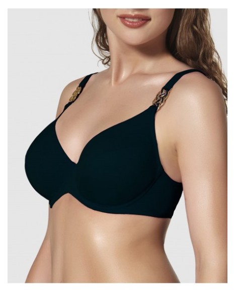 Top Bikini Corte Sisa Capacidad Con Aro Y Refuerzo Bajo Pecho Modern