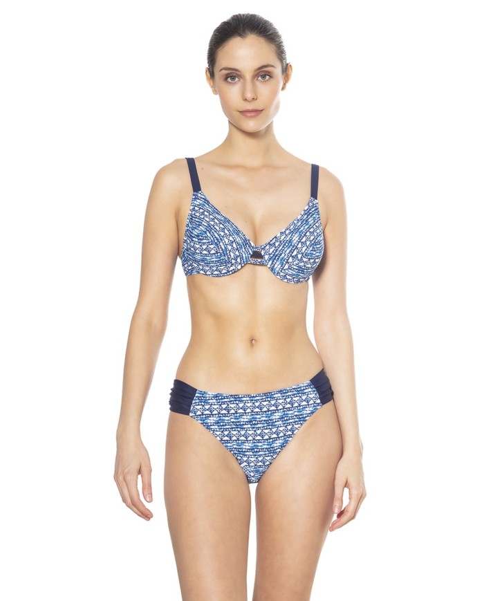 Top Bikini De Capacidad Estampado Empedrados Bikini Bikini