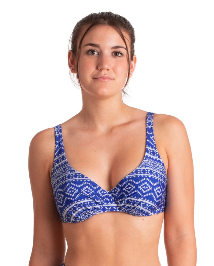 Top Bikini Capacidad Halter Con Aros Formentera Bikini Bikini