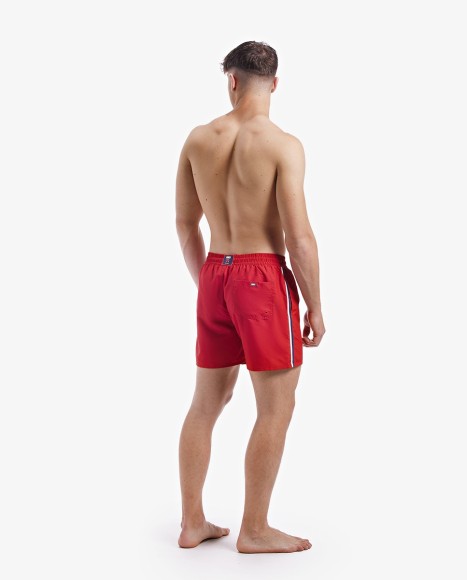 Bañador bóxer hombre con bolsillos Fun rojo