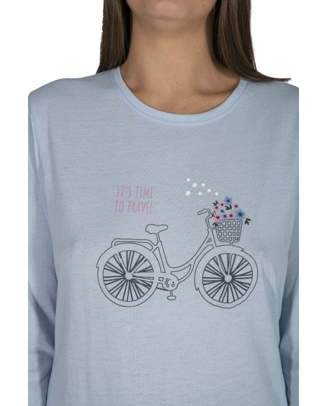 Pijama mujer básico bicicleta