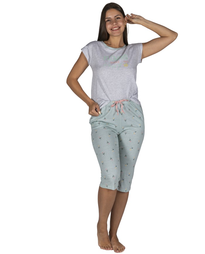 Pijamas pantalon shops pirata mujer