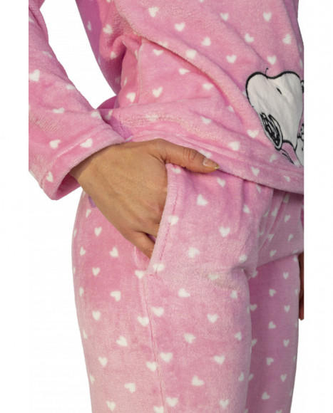 Pijama mujer coralina Snoopy