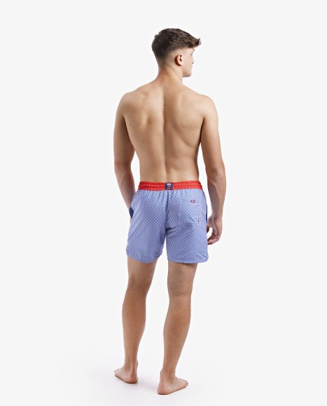 Bañador bóxer hombre estampado en color azul Casual